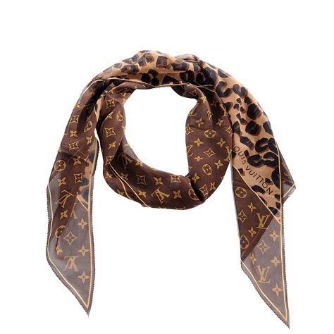 louis vuitton leopard scarf price